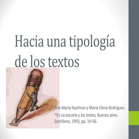Tipologia de los textos 