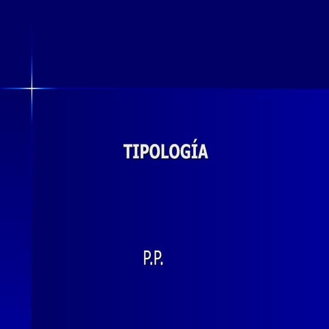 Tipologia