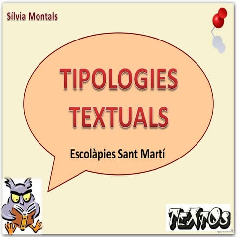 Tipologies textuals