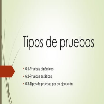 Tipos de-pruebas