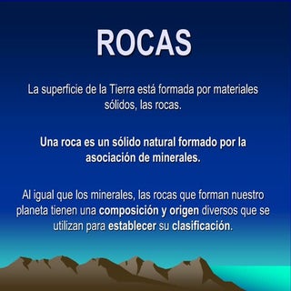 Tipos De Rocas