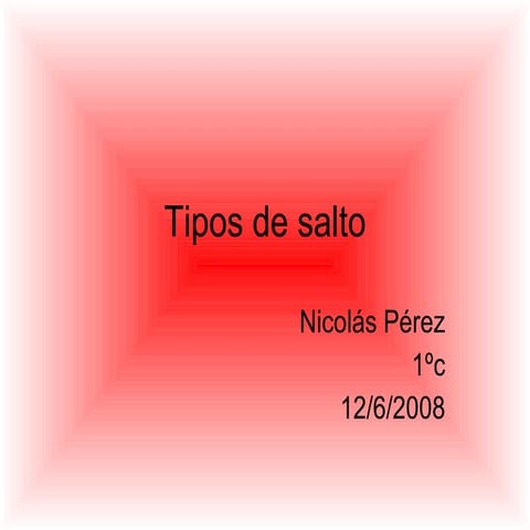 Tipos De Salto