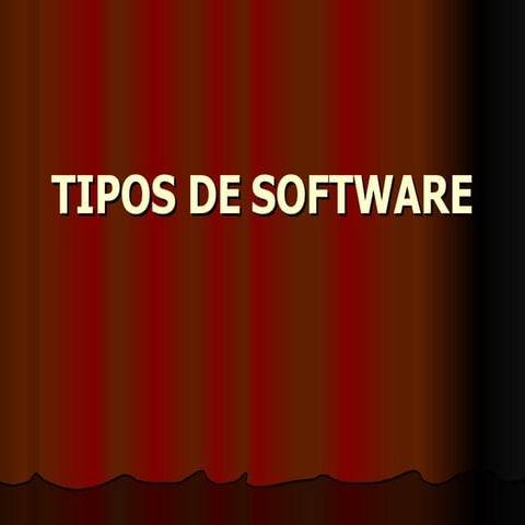 Tipos De Software