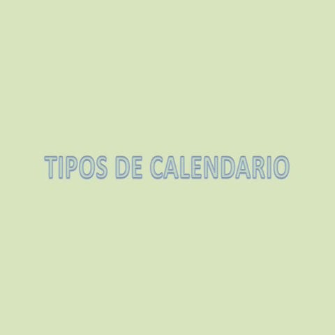 Tipos calendario pocoyo