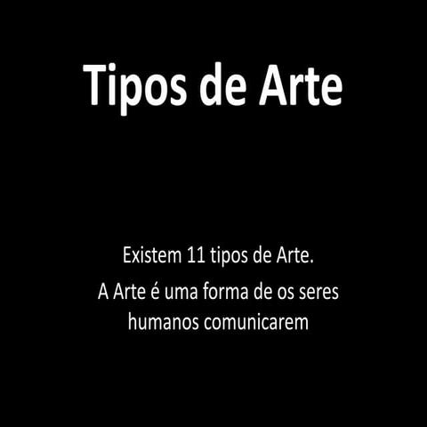 Tipos de arte