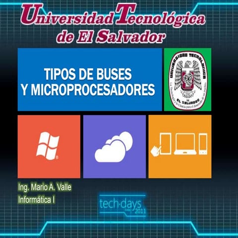 Tipos de buses y microprocesadores