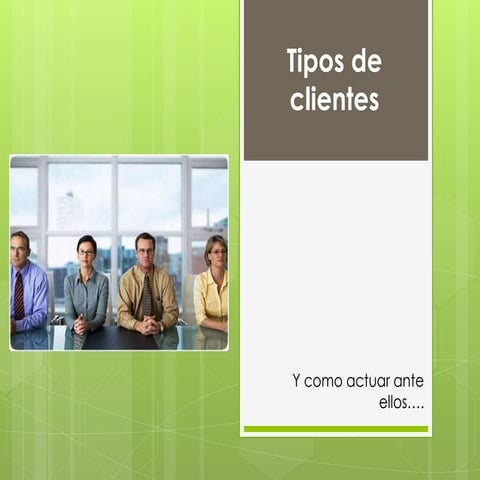 Tipos de cliente