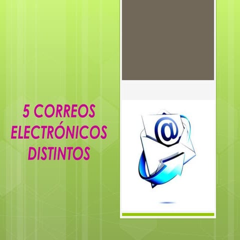 Tipos de correos electrónicos