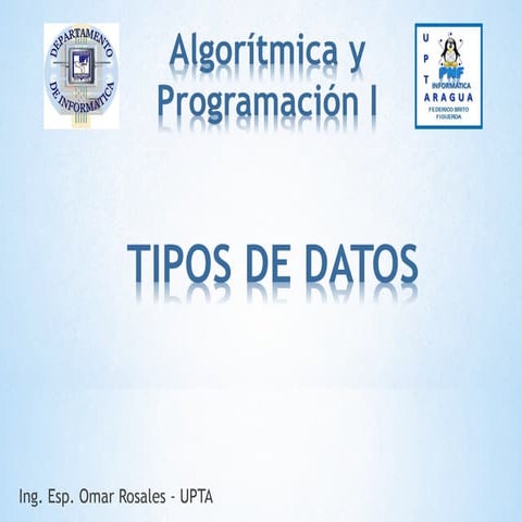 Tipos de datos