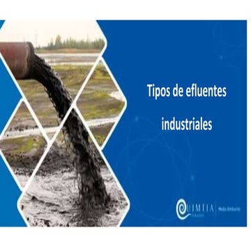 Tipos de efluentes industriales