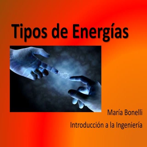 Tipos de energías