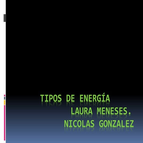 Tipos de energia