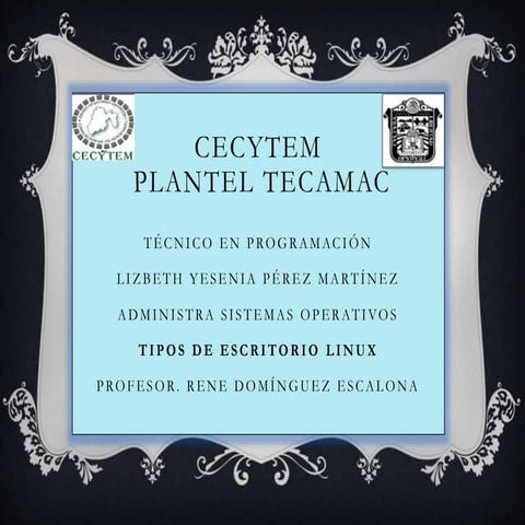 Tipos de escritorio Linux