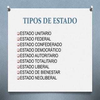 Tipos de estado