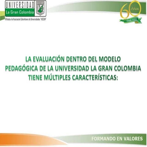 Tipos de evaluación