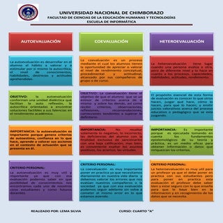Tipos de evaluacion resumida