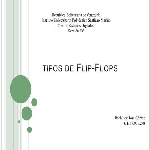Tipos de flip flops