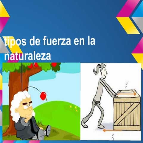 Tipos de fuerzas en la naturaleza
