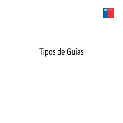 Tipos de guías