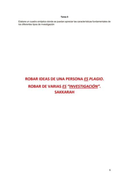 Tipos de investigación