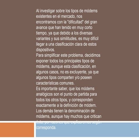 Tipos de modem | PPTX