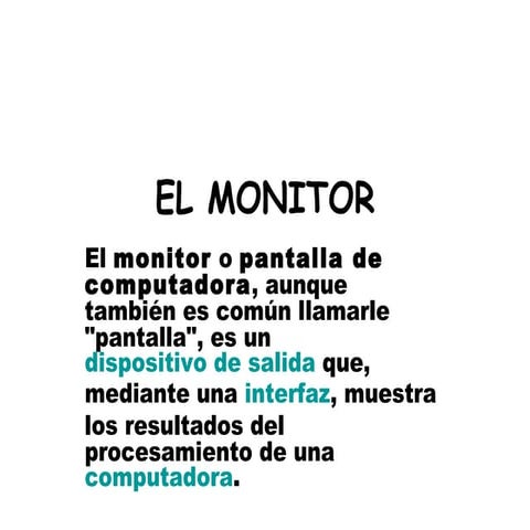 Tipos De Monitores