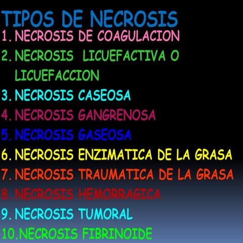 Tipos de Necrosis y cómo tratarla correctamente