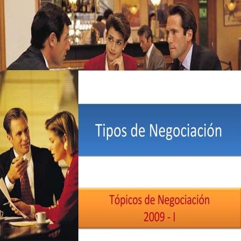 Tipos De Negociacion