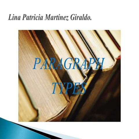 Tipos de parrafo,guía 4 teoria discursiva