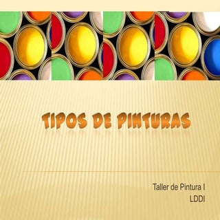 Tipos de pinturas