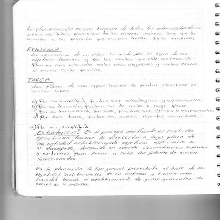 Tipos de planificación