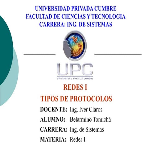 Tipos De Protocolos