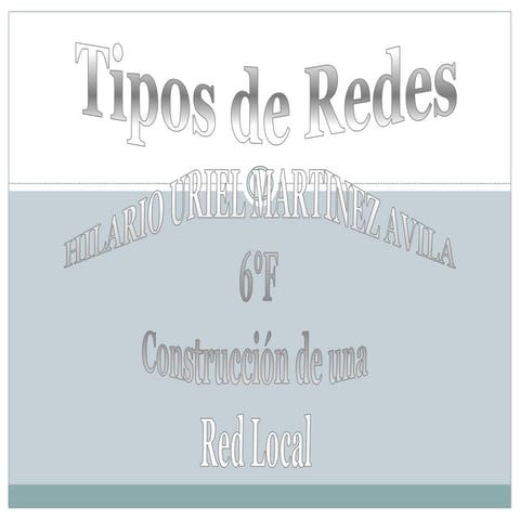 Tipos de redes examen