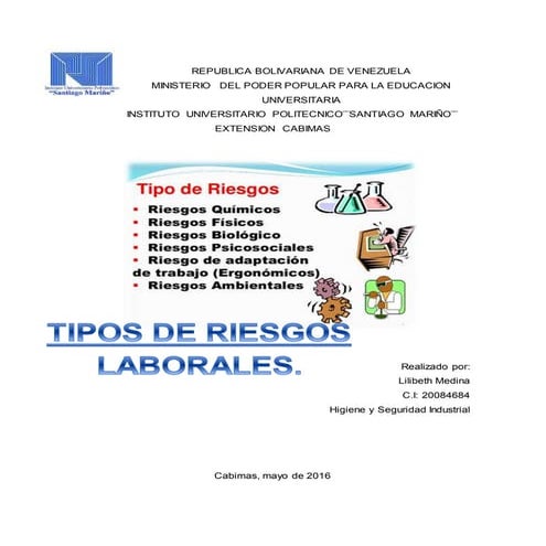 Tipos de Riesgos Laborales