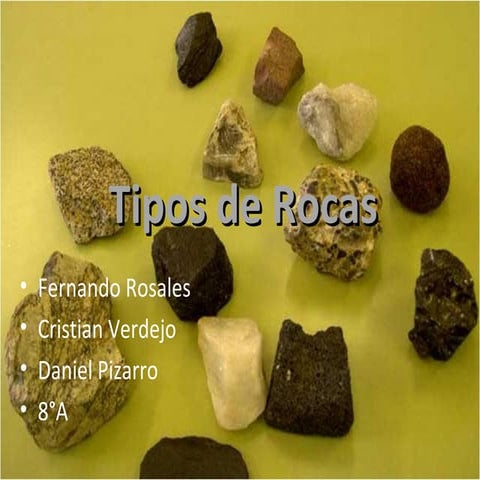 EL CICLO DE LAS ROCAS | PPT