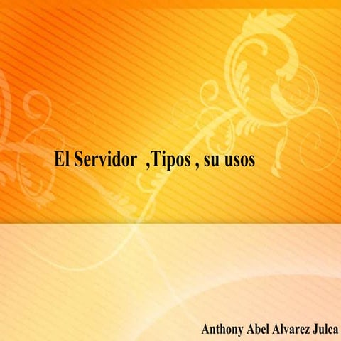 Tipos de servidores y sus usos