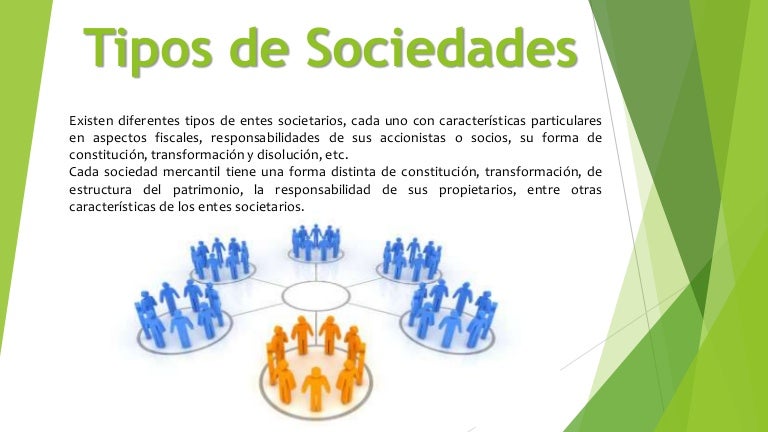 Tipos de sociedades