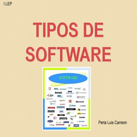 Tipos de software