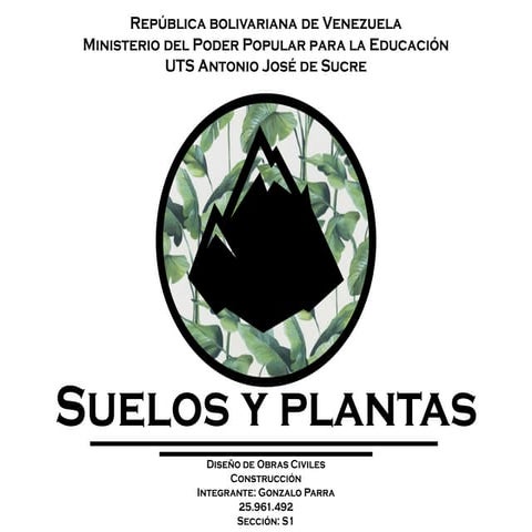 suelos y plantas