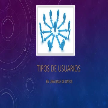 Tipos de usuarios | PPTX