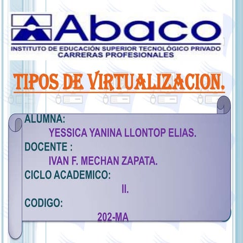 Tipos de virtualizacion