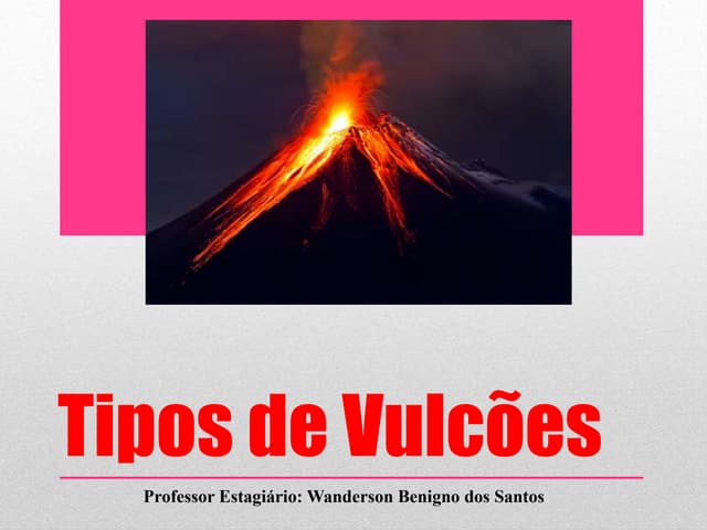 Tipos de vulcões
