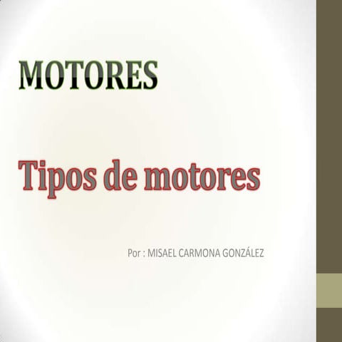 Tipos motores