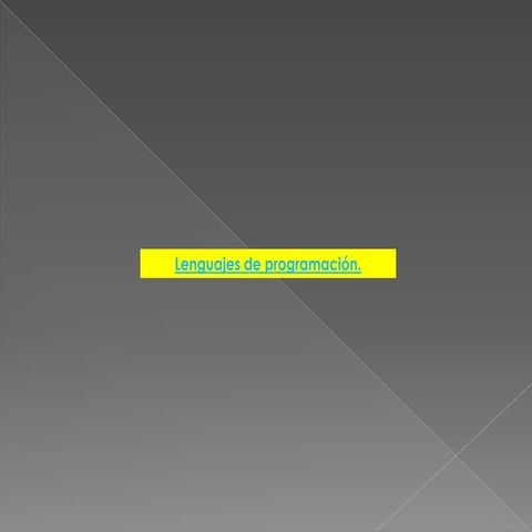 Tipos y caracteristicas de lenguajes de programacion. ( adolfo elias).