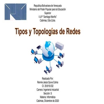 Tipos y Topologias de Redes