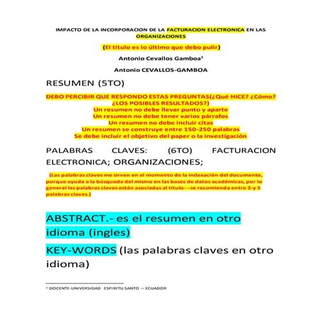 Tips  de la estructura de un paper de revision-actualizado-09-01-2015