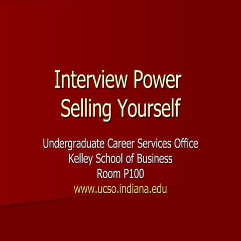Tips For Interviewing Power Selling