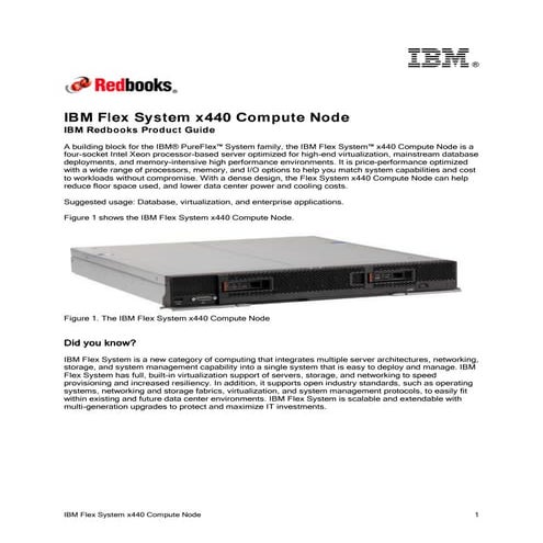 IBM Flex System x440 Compute Node