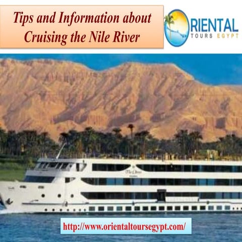 Tips and information about cruising the nile river