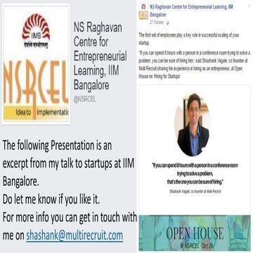 Tips and trick on hiring